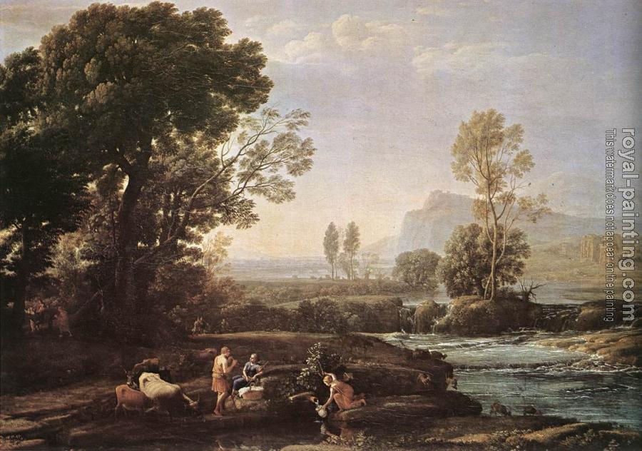 Claude Lorrain : Landscape with Rest in Flight to Egypt